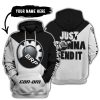 JUST GONNA SEND IT - 3D ALL OVER PRINTED - CAN AM BLACK