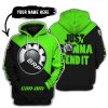 JUST GONNA SEND IT - 3D ALL OVER PRINTED - CAN AM GREEN