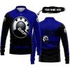 JUST GONNA SEND IT - 3D ALL OVER PRINTED - CAN AM NAVY - LONG SLEEVE POLO SHIRT