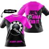 JUST GONNA SEND IT - 3D ALL OVER PRINTED - CAN AM PINK - T-SHIRT