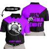 JUST GONNA SEND IT - 3D ALL OVER PRINTED - CAN AM PURPLE - POLO SHIRT