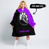 JUST GONNA SEND IT - 3D ALL OVER PRINTED - CAN AM PURPLE - OODIE BLANKET HOODIE