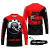 JUST GONNA SEND IT - 3D ALL OVER PRINTED - CAN AM RED - JERSEY