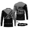 JUST GONNA SEND IT - 3D ALL OVER PRINTED - FLY RACING GREY - JERSEY