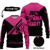 JUST GONNA SEND IT - 3D ALL OVER PRINTED - FLY RACING PINK 1 - SWEATER UGLY