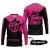 JUST GONNA SEND IT - 3D ALL OVER PRINTED - HUSQVARNA PINK 1 - JERSEY