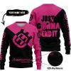 JUST GONNA SEND IT - 3D ALL OVER PRINTED - HUSQVARNA PINK 1 - SWEATER UGLY