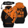 JUST FKCN SEND IT - 3D ALL OVER PRINTED - ALPINESTARS ORANGE