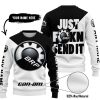 JUST FKCN SEND IT - 3D ALL OVER PRINTED - CAN AM BLACK - SWEATER UGLY