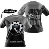 JUST FKCN SEND IT - 3D ALL OVER PRINTED - CAN AM GREY - T-SHIRT