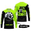 JUST FKCN SEND IT - 3D ALL OVER PRINTED - CAN AM NEON - JERSEY
