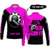 JUST FKCN SEND IT - 3D ALL OVER PRINTED - CAN AM PINK - LONG SLEEVE POLO SHIRT
