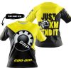 JUST FKCN SEND IT - 3D ALL OVER PRINTED - CAN AM YELLOW - T-SHIRT
