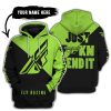 JUST FKCN SEND IT - 3D ALL OVER PRINTED - FLY RACING GREEN 1