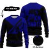 JUST FKCN SEND IT - 3D ALL OVER PRINTED - FLY RACING NAVY - SWEATER UGLY