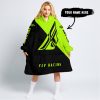JUST FKCN SEND IT - 3D ALL OVER PRINTED - FLY RACING NEON - OODIE BLANKET HOODIE