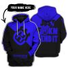 JUST FKCN SEND IT - 3D ALL OVER PRINTED - HUSQVARNA BLUE