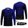 JUST FKCN SEND IT - 3D ALL OVER PRINTED - HUSQVARNA NAVY - JERSEY