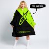 TILL THE FUCKIN FREAKIN TRAINING WHEEL FALL OFF - 3D ALL OVER PRINTED - ALPINESTARS - NEON - OODIE BLANKET HOODIE
