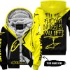 TILL THE FUCKIN FREAKIN TRAINING WHEEL FALL OFF - 3D ALL OVER PRINTED - ALPINESTARS - YELLOW - FLEECE ZIP HOODIE