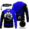 TILL THE FUCKIN FREAKIN TRAINING WHEEL FALL OFF - 3D ALL OVER PRINTED - CAN AM BLUE - SWEATER UGLY
