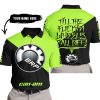 TILL THE FUCKIN FREAKIN TRAINING WHEEL FALL OFF - 3D ALL OVER PRINTED - CAN AM GREEN 1 - POLO SHIRT