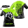 TILL THE FUCKIN FREAKIN TRAINING WHEEL FALL OFF - 3D ALL OVER PRINTED - CAN AM NEON - T-SHIRT