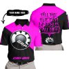 TILL THE FUCKIN FREAKIN TRAINING WHEEL FALL OFF - 3D ALL OVER PRINTED - CAN AM PINK - POLO SHIRT