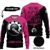TILL THE FUCKIN FREAKIN TRAINING WHEEL FALL OFF - 3D ALL OVER PRINTED - CAN AM PINK 1 - SWEATER UGLY