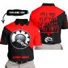 TILL THE FUCKIN FREAKIN TRAINING WHEEL FALL OFF - 3D ALL OVER PRINTED - CAN AM RED - POLO SHIRT