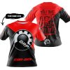 TILL THE FUCKIN FREAKIN TRAINING WHEEL FALL OFF - 3D ALL OVER PRINTED - CAN AM SKY BLUE - T-SHIRT