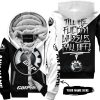 TILL THE FUCKIN FREAKIN TRAINING WHEEL FALL OFF - 3D ALL OVER PRINTED - CAN AM WHITE - FLEECE ZIP HOODIE