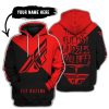 TILL THE FUCKIN FREAKIN TRAINING WHEEL FALL OFF - 3D ALL OVER PRINTED - FLY RACING RED