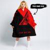 TILL THE FUCKIN FREAKIN TRAINING WHEEL FALL OFF - 3D ALL OVER PRINTED - FLY RACING RED - OODIE BLANKET HOODIE