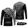 TILL THE FUCKIN FREAKIN TRAINING WHEEL FALL OFF - 3D ALL OVER PRINTED - FOX RACING - GREY - JERSEY