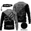TILL THE FUCKIN FREAKIN TRAINING WHEEL FALL OFF - 3D ALL OVER PRINTED - FOX RACING - GREY - SWEATER UGLY