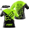 TILL THE FUCKIN FREAKIN TRAINING WHEEL FALL OFF - 3D ALL OVER PRINTED - FOX RACING - NEON - T-SHIRT