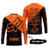 TILL THE FUCKIN FREAKIN TRAINING WHEEL FALL OFF - 3D ALL OVER PRINTED - FOX RACING - ORANGE - JERSEY