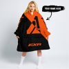 TILL THE FUCKIN FREAKIN TRAINING WHEEL FALL OFF - 3D ALL OVER PRINTED - FXR ORANGE - OODIE BLANKET HOODIE