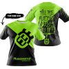 TILL THE FUCKIN FREAKIN TRAINING WHEEL FALL OFF - 3D ALL OVER PRINTED - HUSQVARNA GREEN 1 - T-SHIRT