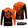 TILL THE FUCKIN FREAKIN TRAINING WHEEL FALL OFF - 3D ALL OVER PRINTED - HUSQVARNA ORANGE - JERSEY
