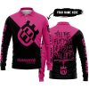 TILL THE FUCKIN FREAKIN TRAINING WHEEL FALL OFF - 3D ALL OVER PRINTED - HUSQVARNA PINK 1 - LONG SLEEVE POLO SHIRT