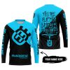 TILL THE FUCKIN FREAKIN TRAINING WHEEL FALL OFF - 3D ALL OVER PRINTED - HUSQVARNA SKY BLUE - JERSEY