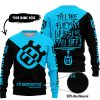 TILL THE FUCKIN FREAKIN TRAINING WHEEL FALL OFF - 3D ALL OVER PRINTED - HUSQVARNA SKY BLUE - SWEATER UGLY