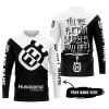 TILL THE FUCKIN FREAKIN TRAINING WHEEL FALL OFF - 3D ALL OVER PRINTED - HUSQVARNA WHITE - JERSEY