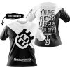TILL THE FUCKIN FREAKIN TRAINING WHEEL FALL OFF - 3D ALL OVER PRINTED - HUSQVARNA WHITE - T-SHIRT