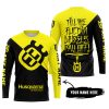 TILL THE FUCKIN FREAKIN TRAINING WHEEL FALL OFF - 3D ALL OVER PRINTED - HUSQVARNA YELLOW - JERSEY