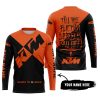 TILL THE FUCKIN FREAKIN TRAINING WHEEL FALL OFF - 3D ALL OVER PRINTED - KTM ORANGE - JERSEY