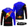 TILL THE FUCKIN FREAKIN TRAINING WHEEL FALL OFF - 3D ALL OVER PRINTED - RED BULL BLUE - JERSEY