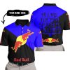 TILL THE FUCKIN FREAKIN TRAINING WHEEL FALL OFF - 3D ALL OVER PRINTED - RED BULL BLUE - POLO SHIRT